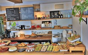 main bar at Barevný Bufet - Šťastná Koza in Beroun