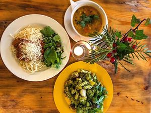 example of our lunch menu at Barevný Bufet - Šťastná Koza in Beroun