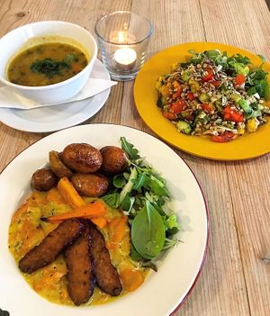 example of our lunch menu at Barevný Bufet - Šťastná Koza in Beroun