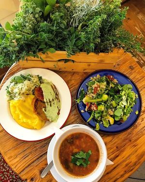 example of our lunch menu at Barevný Bufet - Šťastná Koza in Beroun