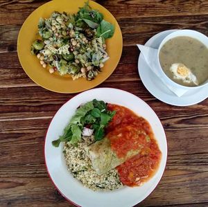 example of our lunch menu at Barevný Bufet - Šťastná Koza in Beroun