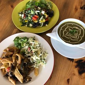 example of our lunch menu at Barevný Bufet - Šťastná Koza in Beroun