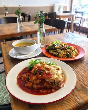 example of our lunch menu at Barevný Bufet - Šťastná Koza in Beroun