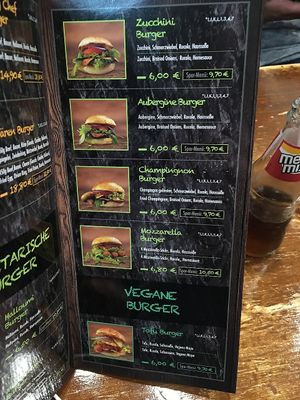 Menu from 27-09-2019 at Bärlin Burger in Berlin