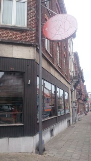 Outside at Mama Wong in Leuven