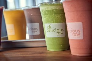Craft smoothies made to order! at Delicious Raw Kitchen and Juice Bar in Naples
