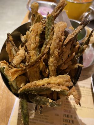 Okra Fries   at Zindiya in Birmingham