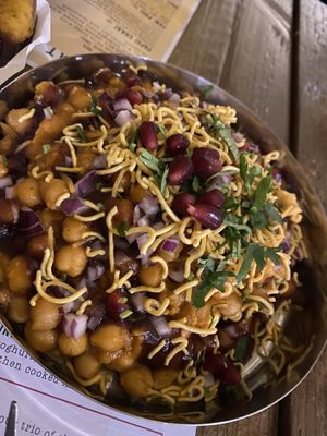 Samosa chat   at Zindiya in Birmingham