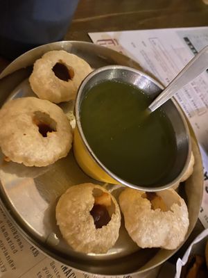 Vegan puri  at Zindiya in Birmingham