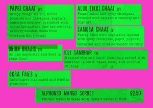 Dishes that can be made vegan at Zindiya in Birmingham