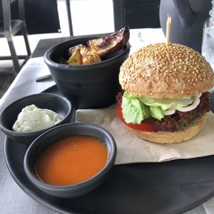 Quinoa burger   at SOULGREEN in Milan
