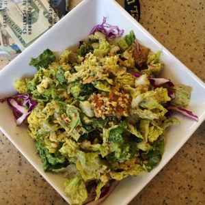 vegan Caesar  at The Present Moment Cafe and Market in St Augustine