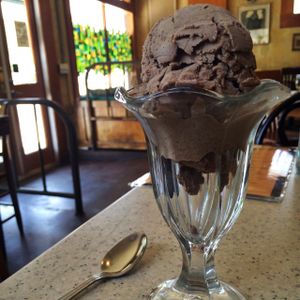 mocha cashew ice cream at The Present Moment Cafe and Market in St Augustine