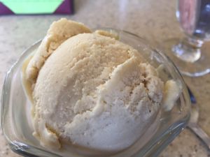 Pineapple Icecream at The Present Moment Cafe and Market in St Augustine