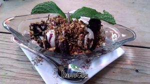 Brownie Sundae at The Present Moment Cafe and Market in St Augustine