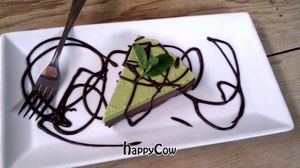 Mint Chocolate Ganache Pie at The Present Moment Cafe and Market in St Augustine