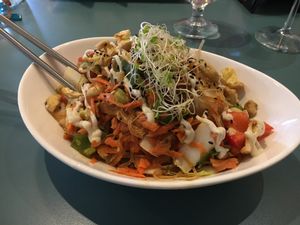  Raw Pad Thai at The Present Moment Cafe and Market in St Augustine