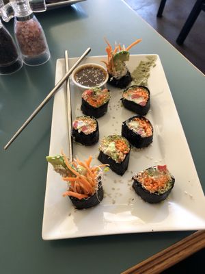 Maki Sushi  at The Present Moment Cafe and Market in St Augustine