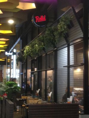 Outside the restaurant at Rolld in Perth