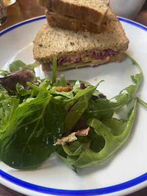 Crispy tofu sandwich at The Salamander in Bath