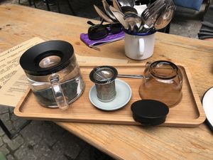 Hot tea  at Café Selen in Kaiserslautern