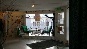 View from inside at Muff  in Almhult