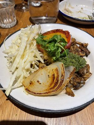 Mushroom Shawarma   at Dobrumba in Budapest
