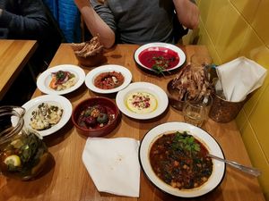 soup & sharers  at Dobrumba in Budapest