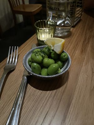 Olives   at Dobrumba in Budapest