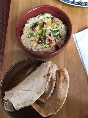 Baba Ghanoush Dip  at Dobrumba in Budapest