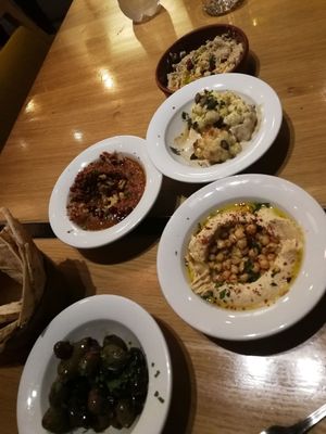 Cold mezze at Dobrumba in Budapest