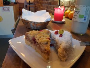 Vegan ones at Krakowska 10 Cafe in Krakow