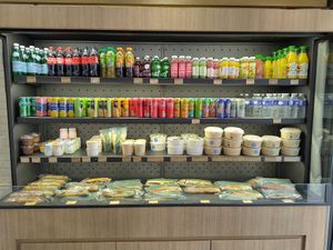 Drinks, sandwiches and salads at Maison Landemaine - Pyrénées in Paris