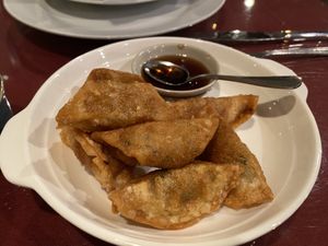Vegetable dumplings  at Siam Square in Middletown