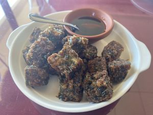 Chive nuggets  at Siam Square in Middletown