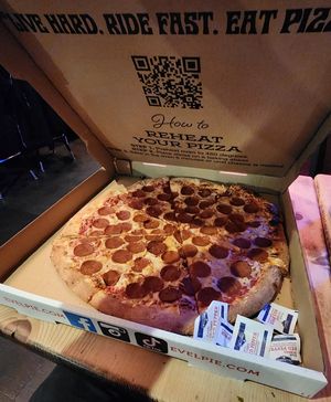 Hippy Pepperoni   at Evel Pie in Las Vegas