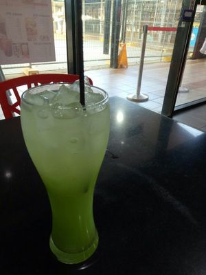 Rockmelon soda at Woka Woka in Sunnybank