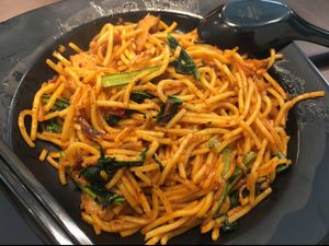 Mee Goreng at Cundhi Vegetarian 準提素食坊 in East Singapore
