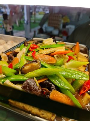 Assorted vege ~ 24/11/21 at Tpy203 Vegetarian Food - Toa Payoh in Central Singapore