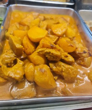 Curry chicken ~ 8/3/22 at Tpy203 Vegetarian Food - Toa Payoh in Central Singapore