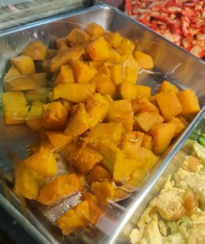 Golden Pumpkin ~ 8/3/22 at Tpy203 Vegetarian Food - Toa Payoh in Central Singapore