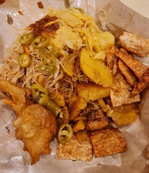 $3.50 Economy Mee Hoon ~ 25/3/22 at Tpy203 Vegetarian Food - Toa Payoh in Central Singapore