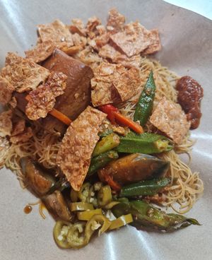 $3.50 Yummy Mee Hoon ~ 22/4/22 at Tpy203 Vegetarian Food - Toa Payoh in Central Singapore