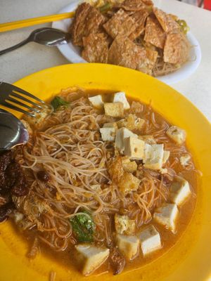 Mee Siam on Wednesday and Saturday only ~ 24/4/23 at Tpy203 Vegetarian Food - Toa Payoh in Central Singapore