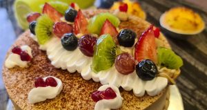 Vegan Coffee Cake at M Bakery in Central Singapore