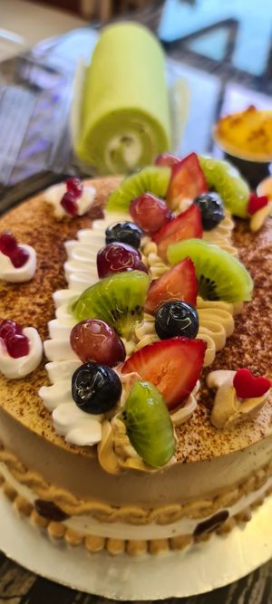 Vegan Coffee Cake at M Bakery in Central Singapore