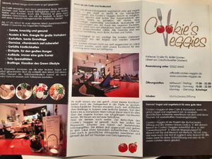 Flyer at Cookie's Veggies in Dorsten
