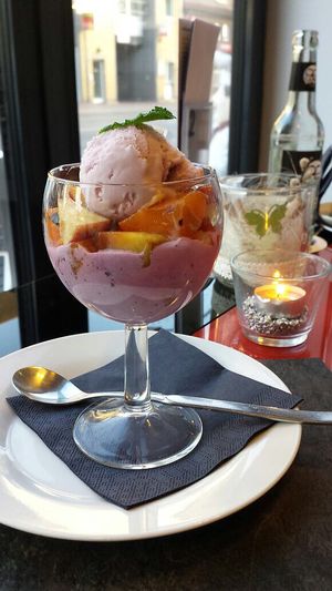 erfrischender Nachtisch at Cookie's Veggies in Dorsten