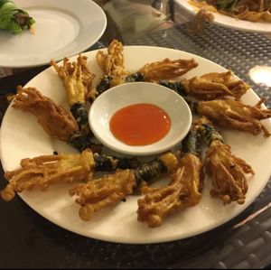 Fried Musrooms at Sesame in Hanoi