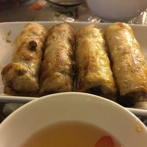 Fried Spring Rolls at Sesame in Hanoi